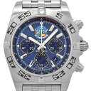 【DS KATOU】 BREITLING ブライトリング クロノマット44 ブルーインパルス AB0110 クロノグラフ GMT クロノメーター 日本限定400本 メンズ オートマ ブルー ネイビー文字盤 【中古】