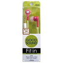 アクセス カナル型イヤホン Fit in(ビビットピンク)AH-28PK<1.2mコード> AH28PK
