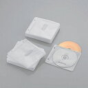 ELECOM(エレコム) CCD-NBWB120WH Blu-ray・CD・DVD対応不織布ケース(120枚/2穴タイプ/ホワイト) CCDNBWB120WH