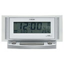 リズム時計 電波目覚まし時計 「パルデジットボイスII」 8RZ102-019 8RZ102019