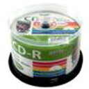 磁気研究所 【HIDISC】HDCR80GP50 CD-R 700MB 50枚スピンドル 52倍速 ワイドプリンタブル HDCR80GP50