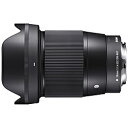 SIGMA(シグマ) カメラレンズ 16mm F1.4 DC DN Contemporary【EF-Mマウント(APS-C用)】 16mmF1.4DCDNContemporary ブラック 16MMF1.4DCDNC