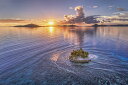 小さな楽園 JEEP島の夕日 ジグソーパズル 外国の風景 1000ピース 50×75cm 10-1345 やのまん