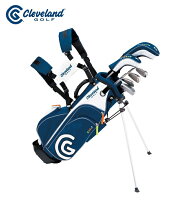 【ダンロップ】Cleveland（クリーブランド）GOLFジュニア　SET　6本セット　キャディバッグ付【7-10才】の画像