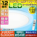 【在庫処分】LEDシーリングライト 12畳 調光 調色 CL12D-CF1送料無料 アイリスオーヤマ ?10段階調光 無段階調光 3800lm リモコン お留守番 常夜灯 明るさメモリ おやすみタイマー付き 天井照明 インテリアライト リビング ledライト led照明