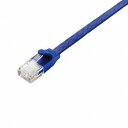 エレコム CAT6A準拠 GigabitフラットLANケーブル 0.3m(ブルー) LD-GFA/BM03 メーカー在庫品