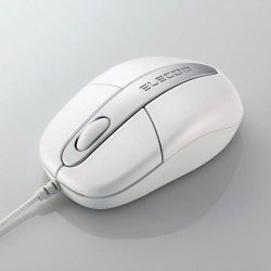 エレコム M-M2P2WH　PS/2タイプ ホイール付ボールマウス(ホワイト) メーカー在庫品