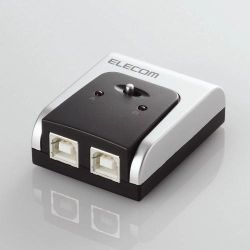 エレコム USB2.0/1.1準拠USB切替器(2回路) U2SW-T2 メーカー在庫品