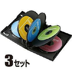 サンワサプライ DVDトールケース(8枚収納) ブラック DVD-W8-03BK メーカー在庫品