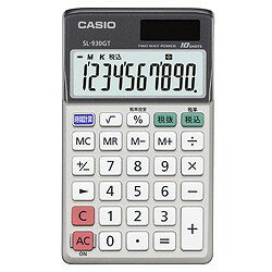 カシオ計算機 カシオ 電卓 10桁 手帳タイプ グリーン購入法適合 SL-930GT-N メーカー在庫品