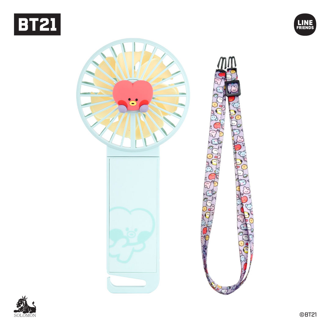 BT21 <strong>minini</strong> デュアルブレード<strong>ハンディファン</strong> TATA(BT21-RHF-4E-TT) 目安在庫=○