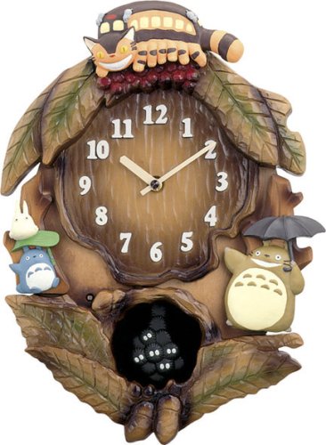 【メール便不可】【送料無料】CITIZEN　シチズン リズム時計 となりのトトロ　掛け時計　キャラクタークロック　4MJ837MN06 トトロM837N