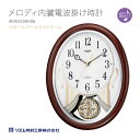 【特価】リズム時計 スモールワールドストリームメロディ内臓電波掛け時計 4MN510RH06【DM便/ネコポス不可】【送料無料(北海道・沖縄除く)】