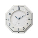 シチズン リズム CITIZEN 掛け時計 ミレディM487 電波時計 スワロフスキー付 8MY487-003【DM便/ネコポス不可】【送料無料(北海道・沖縄除く)】