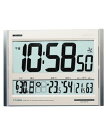 生活環境お知らせクロック色:パールシルバー送料無料♪♪ラッピング無料♪♪◆掛け時計◆CASIO カシオ wave ceptor (温・湿度計/温度計付き) IDL-600NJ-8JF