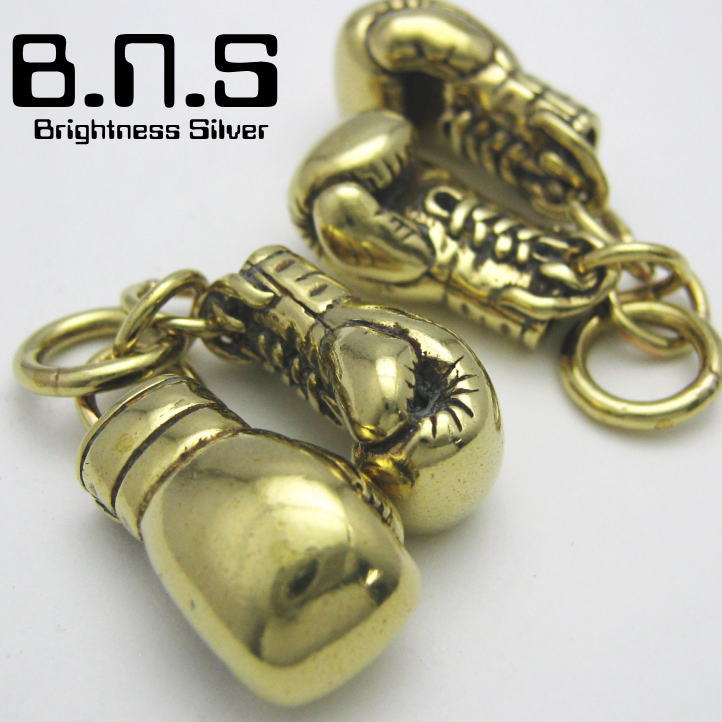 最高品質 ボクシンググローブペンダント 真鍮 ブラス brass...:e-bns:10001641