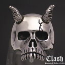 Clash 鬼スカルリング シルバー925 (おに,オニ,妖怪,地獄)