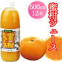 【クーポン利用で20%オフ】【愛媛県産柑橘使用】(株)オレンジフーズ 蜜柑(みかん)ジュース 500ml×12本〈100%ストレートジュース〉〈無添加〉