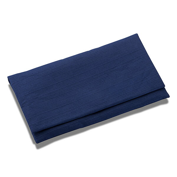 数珠袋(念珠入れ) つむぎ 大型 紺色 縦11cm×横19.5cm