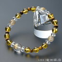 【特選腕輪念珠】天然石ブレスレット◆恵比寿・大黒天彫りブレス 本水晶12mm ルチルクオーツ&黄水晶8mm 虎目石5mm◆数珠ブレスレット【送料無料】【金運 開運 商売繁盛 七福神 メンズ 男性用 レディース 女性用 お守り ギフト】