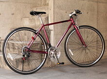 自転車クロスバイク700cクロムメッキ加工スポーツアウトドアTOPONE(トップワン)CPクロームメッキシマノ18段変速ギアMCR7018-53新作VIENTメンズレディース街乗り高級感自転車男女兼用【RCP】