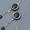vintage parts necklace/CHANEL black big eye ネックレス ヴィンテージ シャネル