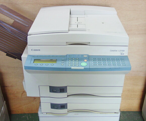 【新品リサイクルトナー付】【A3送信・B4受信】FAX キャノン Canofax L2700【訳あり】【中古】