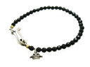 BILL WALL LEATHER(ビルウォールレザー)/MULTI LINK STONE BRACELET SMALL ONYX(マルチリングストーンブレスレットスモールオニキス)