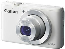 Λ◎◆ CANON PowerShot S200 [ホワイト]