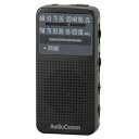 オーム電機 RAD-P360Z-K AudioComm FMステレオラジオ ブラック [品番]07-9814 RADP360ZK