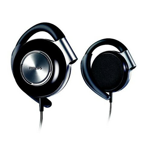 耳かけイヤホン(イヤフォン) PHILIPS SHS4700（ブラック）CCAWボイスコイルで高音質
