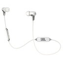 【Bluetooth イヤホン】JBL(ジェイビーエル) E25BT WHT(ホワイト) ワイヤレス イヤホン イヤフォン【送料無料】