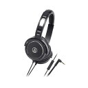 audio-technica ATH-WS55i （ブラック）【3ボタン】【送料無料】 iPhone対応ヘッドホン(ヘッドフォン)