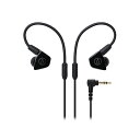 audio-technica(オーディオテクニカ) ATH-LS50 BK(ブラック) デュアルダイナミック型イヤホン イヤフォン【送料無料】