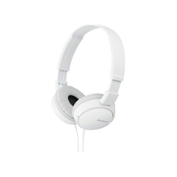 SONY(ソニー) MDR-ZX110W(ホワイト) 折り畳み可能なポータブルヘッドホン(ヘッドフォ...:e-earphone:10011523