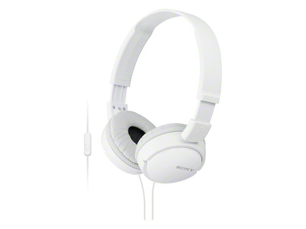 SONY(ソニー) MDR-ZX110AP WC(ホワイト) スマホ用ヘッドホン(ヘッドフ…...:e-earphone:10012289