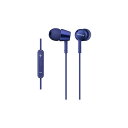 SONY ソニー MDR-EX150IP LI ブルー iPod/iPhone用 3ボタン リモコン マイク付き カナル イヤホン イヤフォン 【1年保証】 【送料無料】