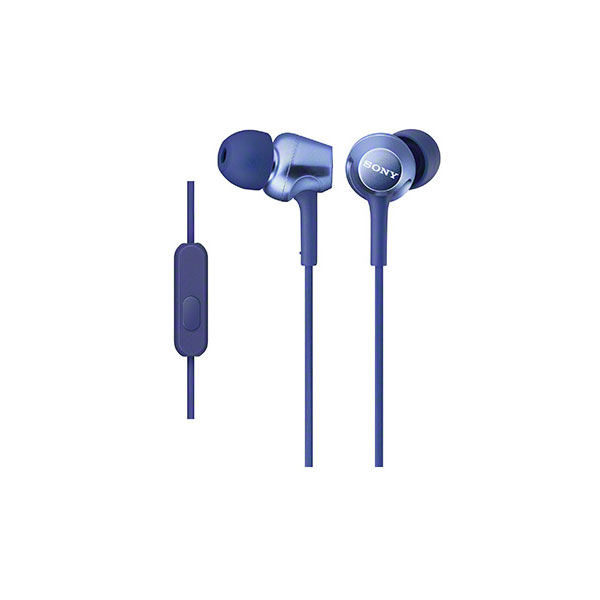 SONY(ソニー) MDR-EX250AP LI(ブルー)【スマートフォン用1ボタンリモコ…...:e-earphone:10015059