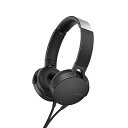 重低音 ヘッドホン SONY ソニー MDR-XB550AP B ブラック スマホ対応 リモコン マイク付き ハンズフリー 密閉型 ヘッドフォン 【1年保証】 【送料無料】