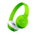ヘッドホン(ヘッドフォン)JVCケンウッド NEON COLOR HA-S240 ネオングリーン【HA-S240-G】