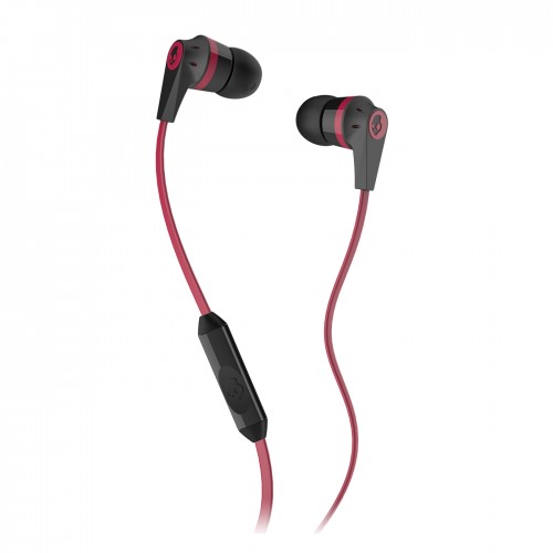 SkullCandy(スカルキャンディ) INKD Black/Red w/ Mic マイ…...:e-earphone:10009093