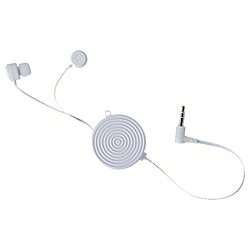 JESTTAX(ジェスタックス) MHP-SR5 WH(ホワイト)コードリールタイプ(巻き…...:e-earphone:10009985