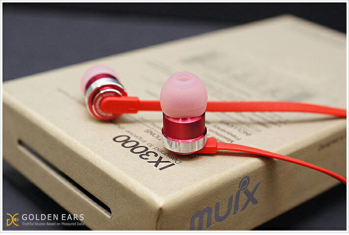 MUIX IX3000 レッド コスパ最強 高音質 カナル型 イヤホン イヤフォン【送料無…...:e-earphone:10013267
