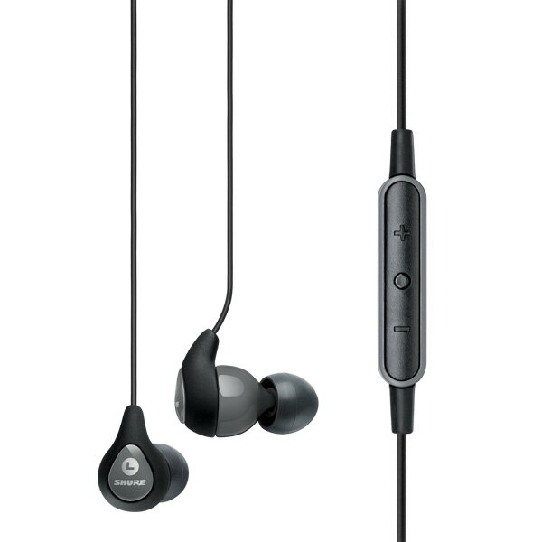 【iPhone用リモコン付きイヤホン】SHURE(シュア) SE112M＋-GR-A(グレー) 【送...:e-earphone:10013066