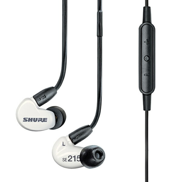 【高音質イヤホン】SHURE(シュア) SE215m+SPE-A iPhone用リモコン付…...:e-earphone:10018169