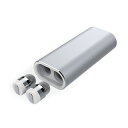【イヤホン Bluetooth】Beat-in Beat-in Power Bank シルバー【送料無料】完全独立型 左右独立型 ワイヤレス イヤホン 小型 モバイルバッテリー付 iPhone7
