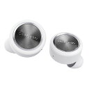 Dearear END EAR ホワイト×シルバー 【DE-0002】【送料無料】完全独立型 左右独立型 ワイヤレス イヤホン イヤフォン