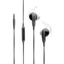 BOSE(ボーズ) SoundSportIE SM CHL チャコール スマートフォン対応 リモコン付 イヤホン/防滴仕様スポーツタイプイヤホン イヤフォン【送料無料】