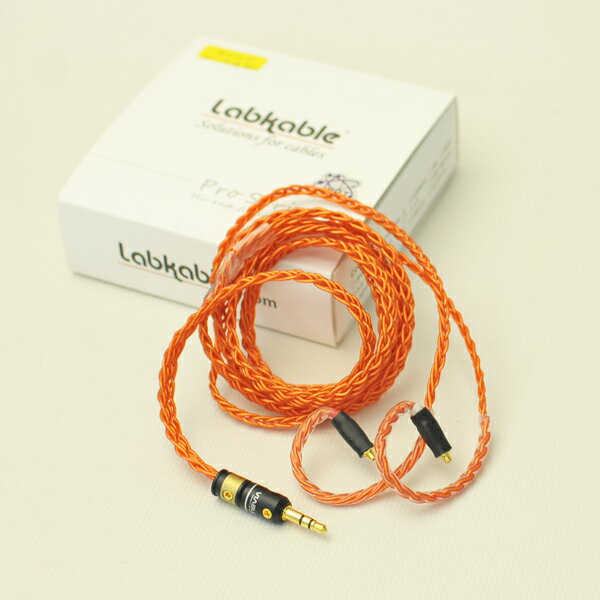 Labkable Orange Road MMCX（8芯）1.2m MMCXケーブル/イヤ…...:e-earphone:10012418