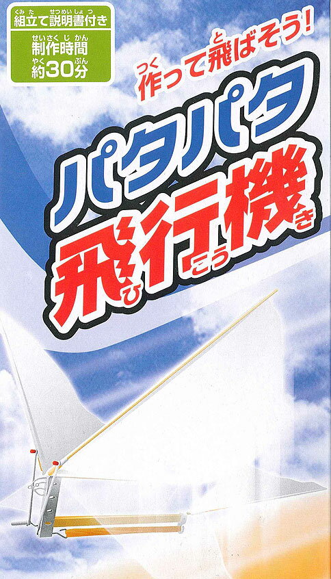 パタパタ飛行機（楽しく作れる子ども向け自由工作です。）自由工作/夏休み/冬休み/工作/自由研究/小学校/図画工作/学校教材/